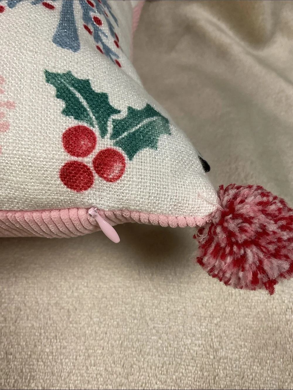 Cupcakes and Cashmere Decorative Holiday Christmas Pillow